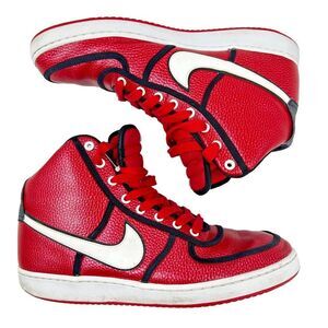 Nike Vandal High University Red Black White Sneakers 621187-600 Men's Size 12